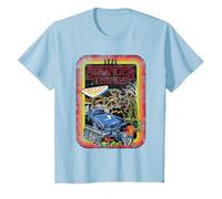 Stranger Things Retro Sketch Cover Camiseta, Niños, Azul Bebé, 12 años
