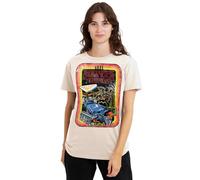 Stranger Things Retro Sketch Cover Ladies T Shirt, Natural, XX-Large
