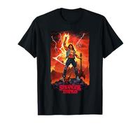 Stranger Things Ripped Eddie Munson Guitarra Fantasía Escena Camiseta