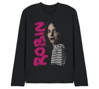Stranger Things Robin Neo Homage Unisex Long Sleeve T Shirt, Black, X-Large