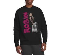 Stranger Things Robin Neo Homage Unisex Sweatshirt, Black, Large