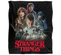Stranger Things Season 1 Heroes Silky Touch Super Soft Throw Blanket 152 X 127 Cm
