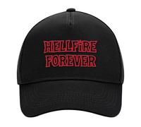 Stranger Things Season 5 - Hellfire Forever Unisex Gorra Negro 100% algodón