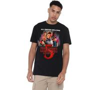 Stranger Things Season Five Poster Camiseta Unisex, Negro, XL