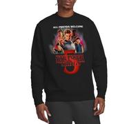 Stranger Things Season Five Poster Unisex Sweatshirt, Black, XX-Large
