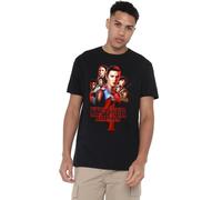 Stranger Things Season Four Poster Camiseta Unisex, Negro, S