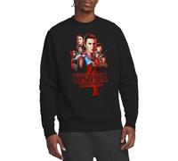 Stranger Things Season Four Poster Unisex Sweatshirt, Black, Small