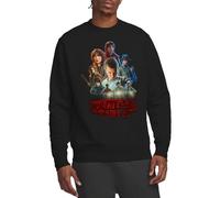 Stranger Things Season One Poster Unisex Sweatshirt, Black, Medium