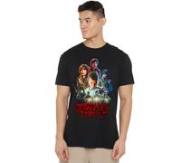 Stranger Things Season One Poster Unisex T Shirt, Black, Small