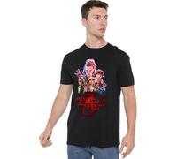 Stranger Things Season Three Poster Camiseta Unisex, Negro, XXL