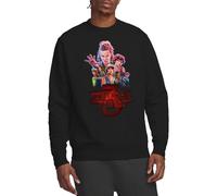Stranger Things Season Three Poster Sudadera Unisex, Negro, XXL