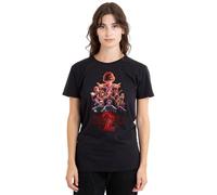 Stranger Things Season Two Poster Camiseta de Mujer, Negro, XL