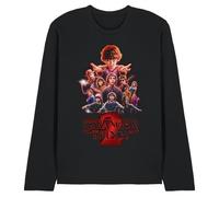 Stranger Things Season Two Poster Unisex Long Sleeve T Shirt, Black, Large
