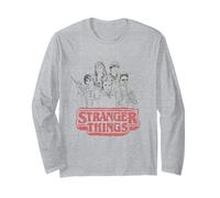 Stranger Things Sketch Group Logo Manga Larga