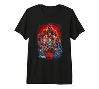 Stranger Things ST5 Poster Oficialmente Autorizado Camiseta Premium