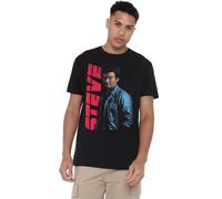Stranger Things Steve Neo Homage Unisex T Shirt, Black, XXX-Large