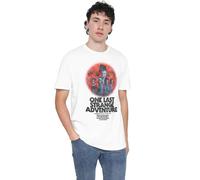 Stranger Things Stranger Things One Last Adventure Poster Unisex T Shirt, White Camisa Unisex Adulto (Pack de 1)