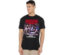 Stranger Things Stranger Things One Last Strange Adventure Unisex T Shirt, Black Camisa Unisex Adulto (Pack de 1)