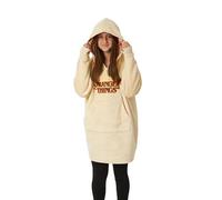 Stranger Things Sudadera con Capucha de Manta portátil para niños | Ropa de Estar por casa de vellón Crema de Gran tamaño para niños y niñas | Ropa de Dormir Netflix Series Merchandise Regalo