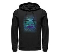 Stranger Things Sudadera con Capucha Mall Poster, Negro, S Unisex Adulto