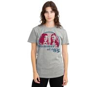 Stranger Things Summer of '85 Eleven and MAX Camiseta de Mujer, Gris Heather Deportivo, S