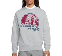 Stranger Things Summer of '85 Eleven and MAX Sudadera Unisex, Gris Heather Deportivo, L