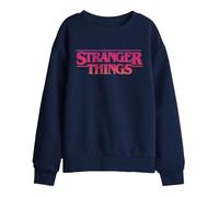 Stranger Things Sunset Logo Sudadera Infantil, Negro, 9-11 A