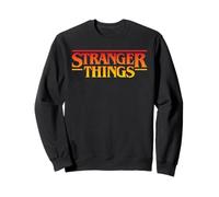 Stranger Things Sunset Pixel Logo Sudadera