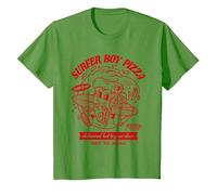 Stranger Things Surfer Boy Pizza Surf's Up Camiseta, Niños, Hierba, 2 años