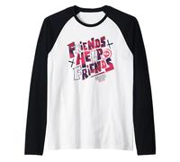 Stranger Things Tales from '85 Friends Help Camiseta Manga Raglan
