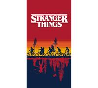 Stranger Things Toalla De Playa Sunset Para Niños 100% Algodón 140x70cm