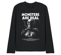 Stranger Things Vecna Monsters Are Real Unisex Long Sleeve T Shirt, Black, Medium