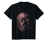 Stranger Things Vecna Oversized Face Camiseta, Niños, Negro, 4 años