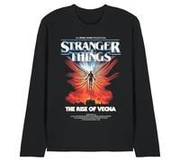 Stranger Things Vecna Rise Poster Camiseta Unisex de Manga Larga, Negro, S