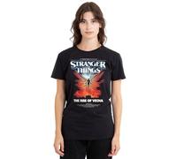 Stranger Things Vecna Rise Poster Ladies T Shirt, Black, Large