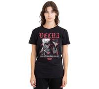 Stranger Things Vecna Suffering Ladies T Shirt, Black, X-Large