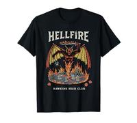 Stranger Things Vintage Hawkins High Hellfire Camiseta