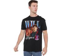 Stranger Things Will Homage Camiseta Unisex, Negro, S
