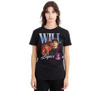 Stranger Things Will Homage Ladies T Shirt, Black, XX-Large