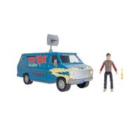 Stranger Things WSQK Van Playset - 8-Inch Vehicle with Lights and Sounds plus 4-