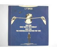 Stranglers - Stranglers Who Wants The World 7" United Artists BP355 EX 1980 picture sleeve - NO RECORD, signed by Jet Black, Jean Jacques Burnel & Dave Greenfield