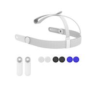 Strap Accessory for Meta Quest 2/3/3S Upgrade Adjustable Breathable Washable Headband with 3 Pairs Thumb Grip Caps
