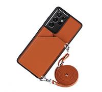 Strap Case For Samsung Galaxy A53 A33 A73 A13 A12 S21 Plus S20 Fe Note 20 S22 Ultra Wallet Card Leather Crossbody Necklace Cover,Blue,A72, YHNNH, M52