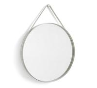 HAY Espejo Strap Mirror Ø70 cm Light grey