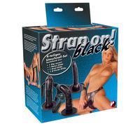STRAP-ON CON 3 PENES NEGROS