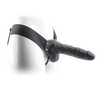 STRAP-ON HUECO CON TESTICULOS REAL RAPTURE AIR FEELING 8 NEGRO
