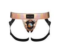 Arnés Leatherette Harnas Strap-on-me Curious Rosa Dorado