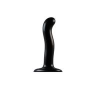 Strap-on-me Dildo Punto P & G - Consolador curvado de silicona 100%, acabado ultra suave brillante, compatible con arneses Strap-on-me, 100% impermeable - Disponible en 4 tamaños