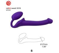 Strap-on-me Estimulador Strap On semirrealista talla S. Color Violeta