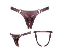 Strap-On-Me Harnais Simili Generous Berenjena, 134 x 65 cm